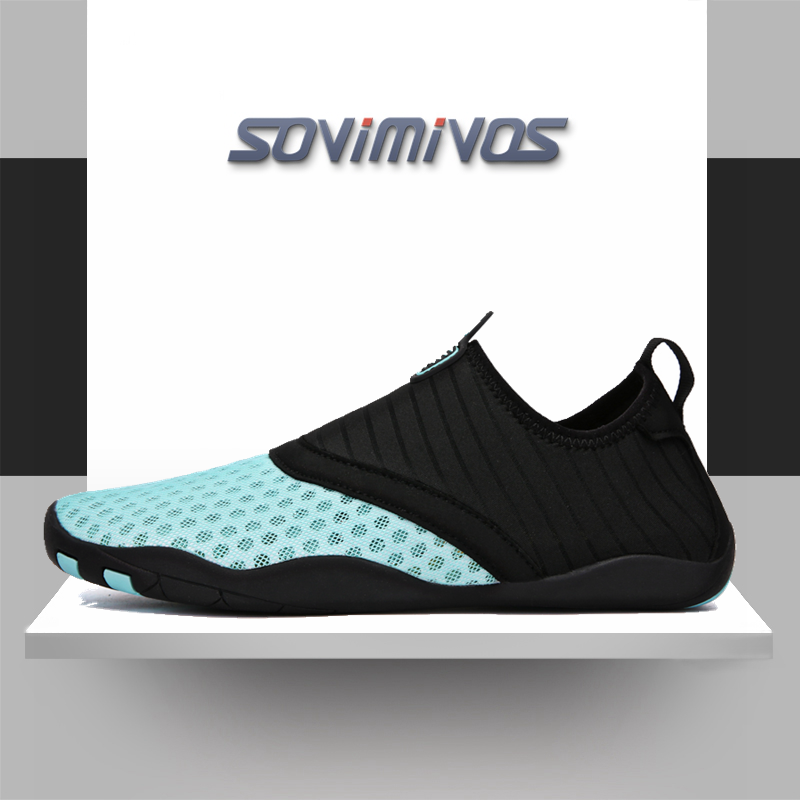 Women'S Shoes Vibram - Unisex รองเท้าน้ำว่ายน้ำดำน้ำถุงเท้าฤดูร้อน Aqua รองเท้าแตะชายหาดแบนรองเท้า Seaside Non-Slip