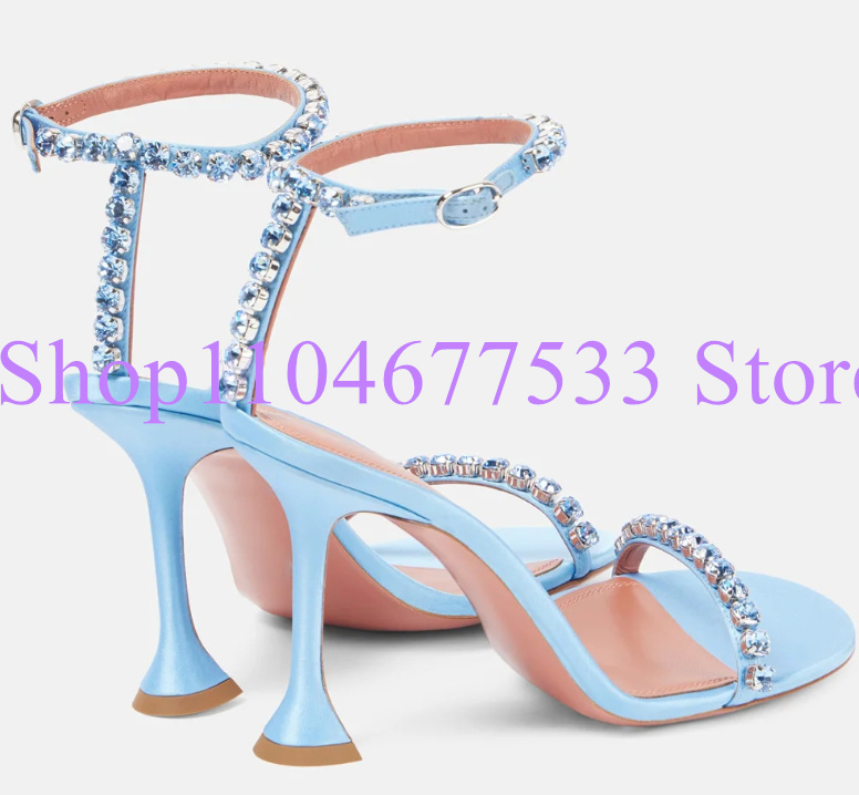 สีฟ้าคริสตัลเลดี้รองเท้าแตะแฟช - Women'S Shoes Navy Blue บทวิจารณ์และราคา