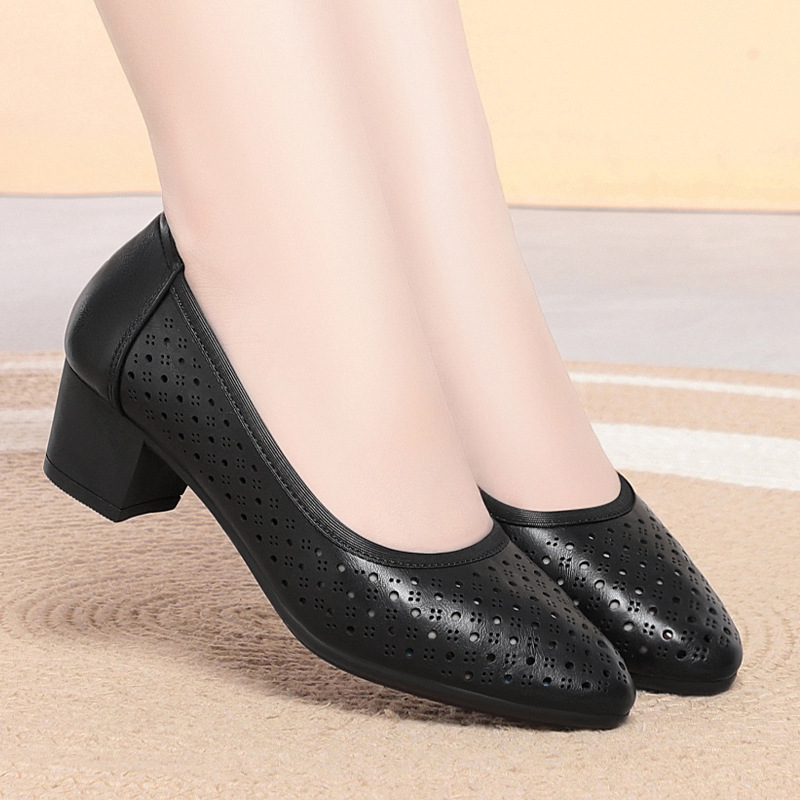 รองเท้าแมรี่เจนสีเบจ สายรัดข้อ - Women'S Shoes For Work บทวิจารณ์และราคา