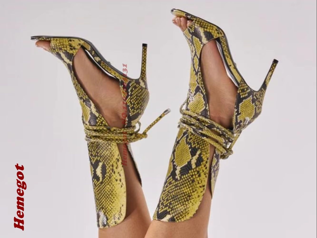 รองเท้าส้นสูงแบบกลาดิเอเตอร์ลา - Women'S Shoes Yellow บทวิจารณ์และราคา