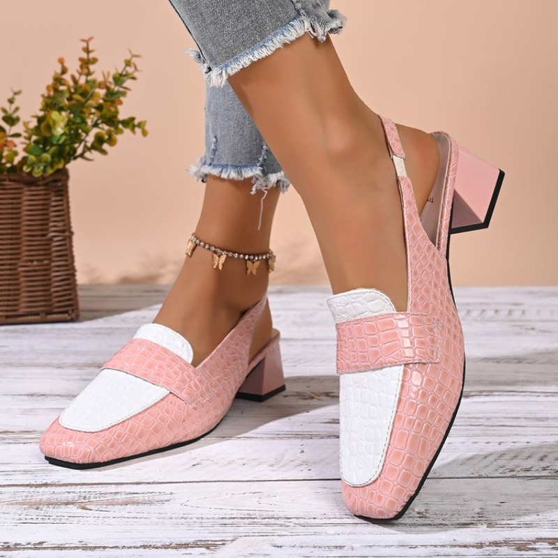 รองเท้าส้นสูงแบบสลิงแบ็คสำหรับ - Women'S Shoes For Work บทวิจารณ์และราคา