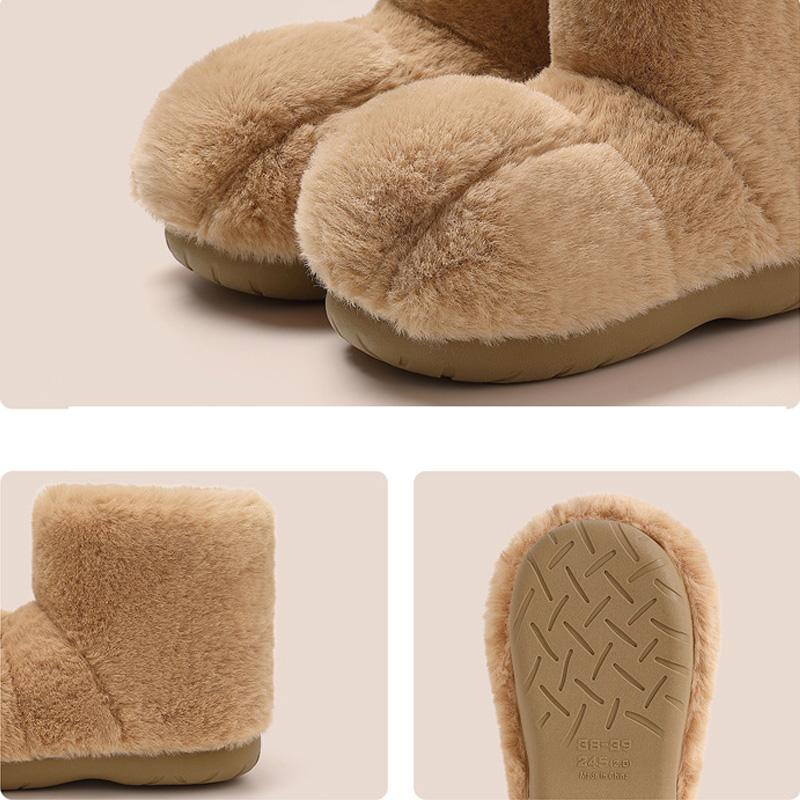 รองเท้าบูทในบ้านลายอุ้งเท้าแมว - Women Shoes Boots บทวิจารณ์และราคา