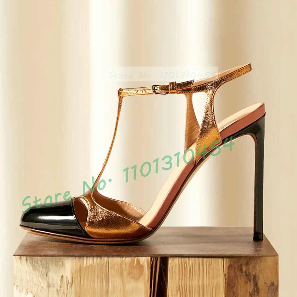 รองเท้าแตะ T-Bar แบบทูโทน, รอง - Women'S Shoes For Work บทวิจารณ์และราคา