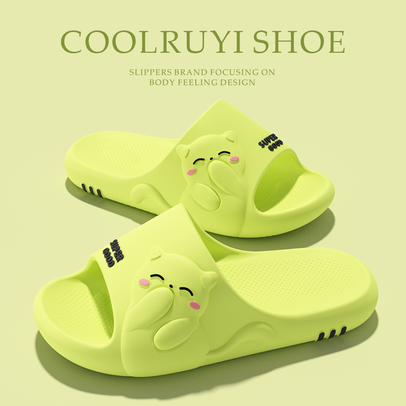 รองเท้าแตะคู่รักลายการ์ตูนแมว  - Women'S Shoes Plus Size บทวิจารณ์และราคา