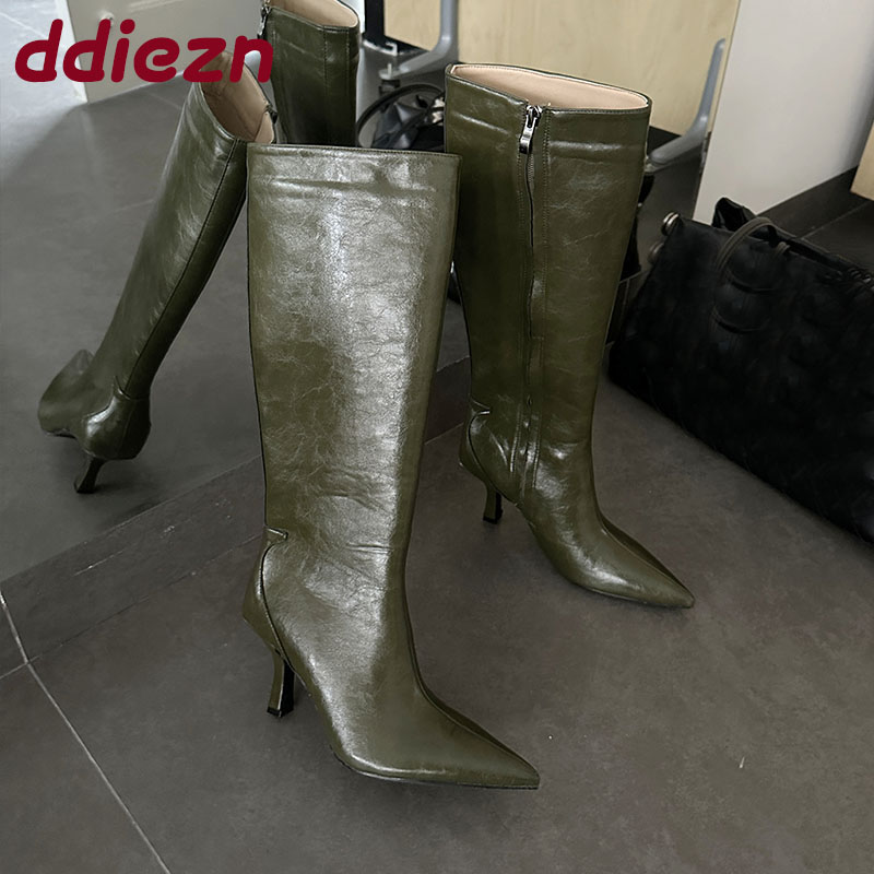 รองเท้าบูทหุ้มข้อสูงถึงเข่า หั - Women'S Shoes Big Feet บทวิจารณ์และราคา