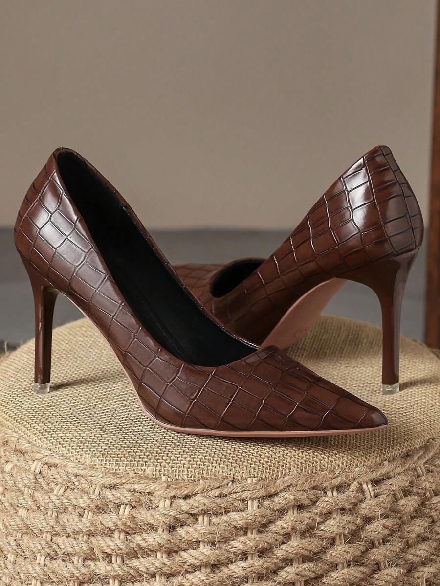 รองเท้าส้นสูงสตรีรองเท้าชี้นิ้ - Women'S Shoes Navy Blue บทวิจารณ์และราคา