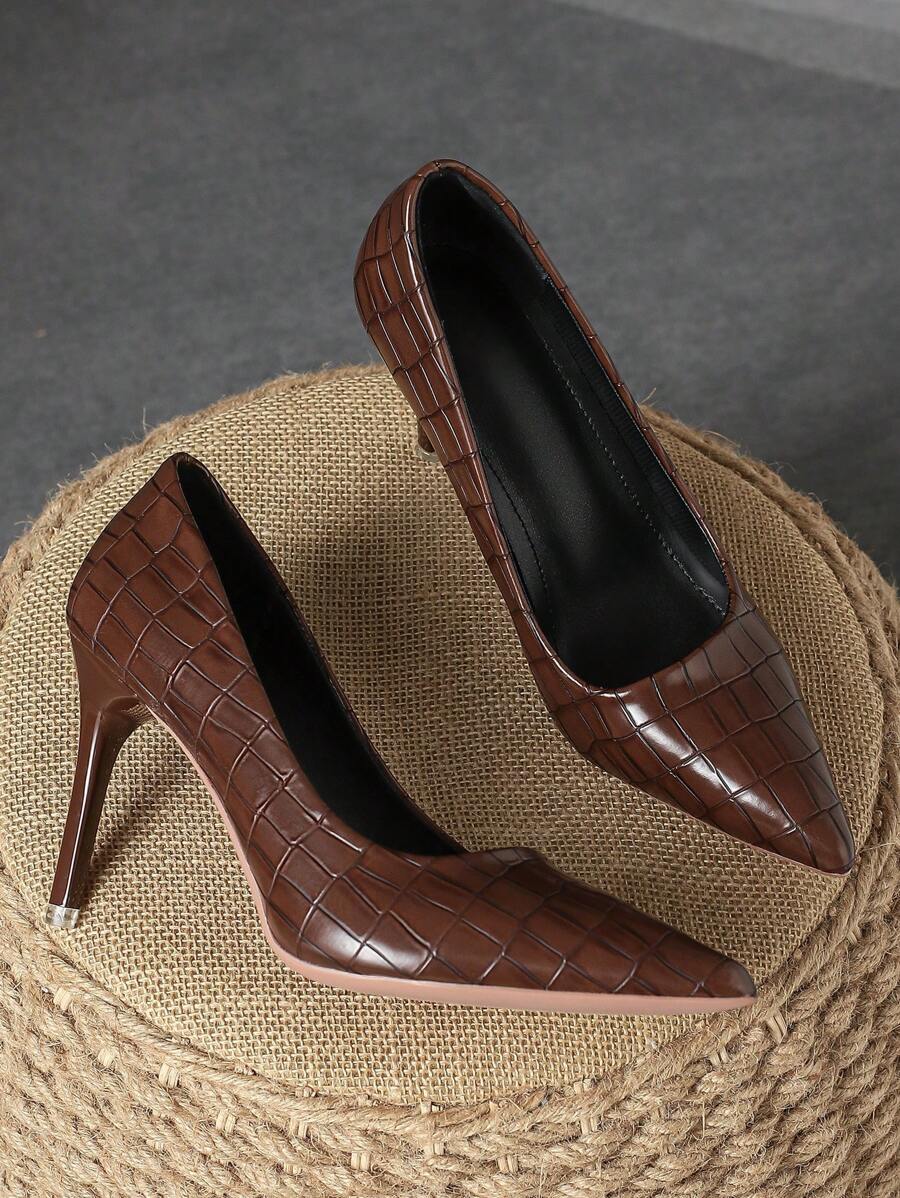 รองเท้าส้นสูงสตรีรองเท้าชี้นิ้ - Women'S Shoes Navy Blue บทวิจารณ์และราคา