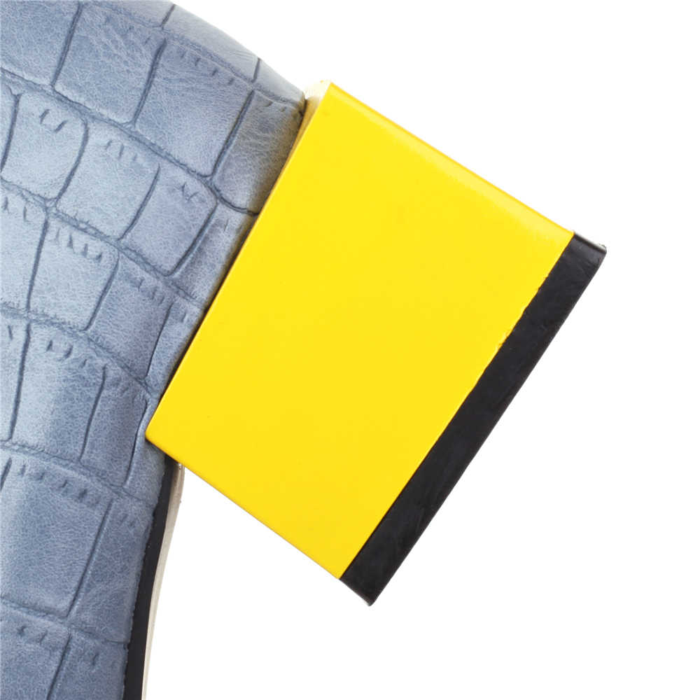 สแควร์รองเท้าส้นสูงรองเท้าEleg - Women'S Shoes Yellow บทวิจารณ์และราคา