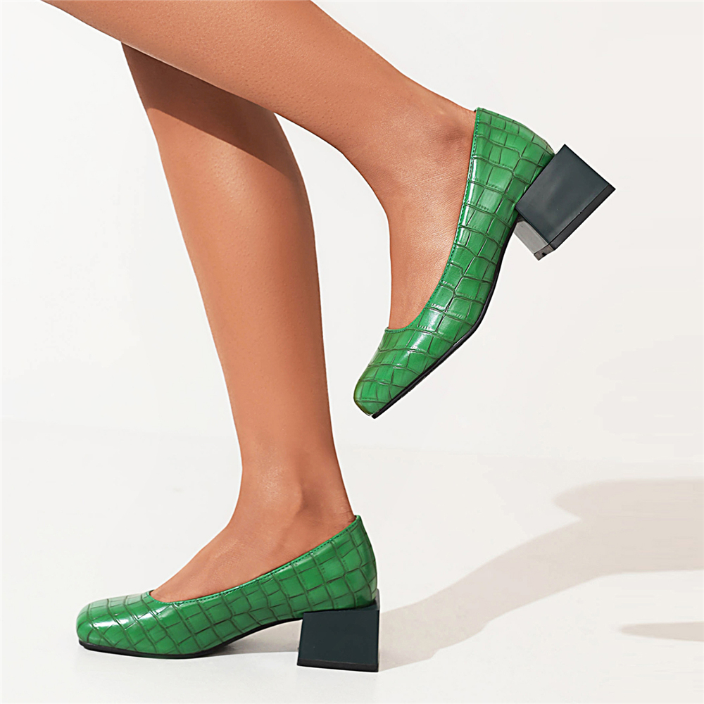 สแควร์รองเท้าส้นสูงรองเท้าEleg - Women'S Shoes Yellow บทวิจารณ์และราคา