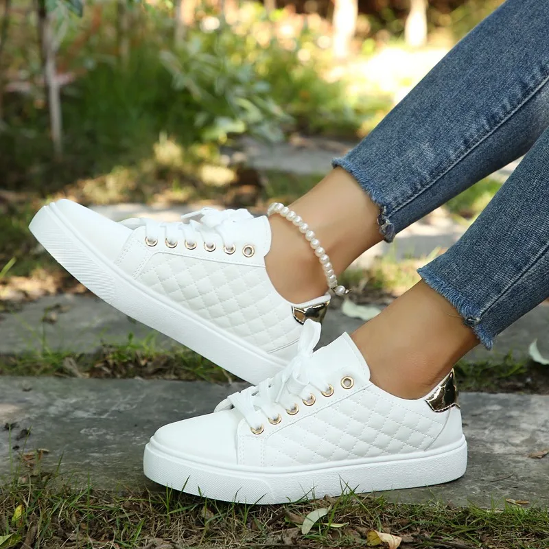 2024รองเท้าผ้าใบสนีกเกอร์สำหรั - Women Shoes Jd บทวิจารณ์และราคา