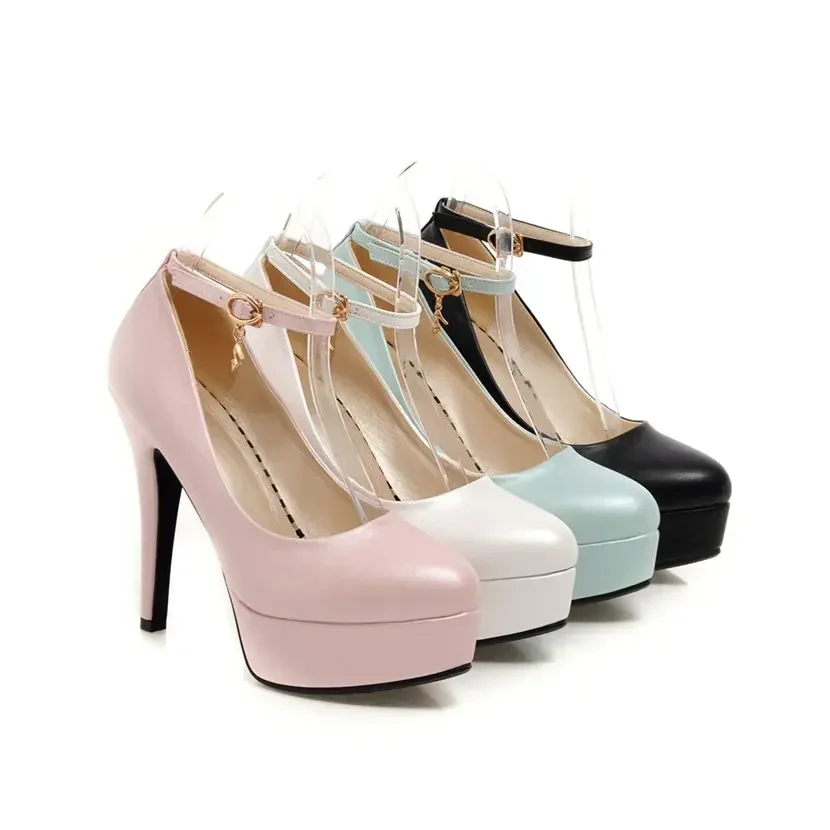 ขนาดใหญ่สีขาวสีชมพูงานแต่งงานผ - Women'S Shoes Navy Blue บทวิจารณ์และราคา