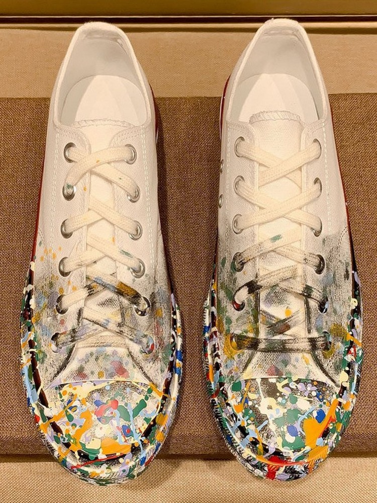 รองเท้าผ้าใบผู้หญิงสีขาวแบบผูก - Women'S Shoes For Work บทวิจารณ์และราคา