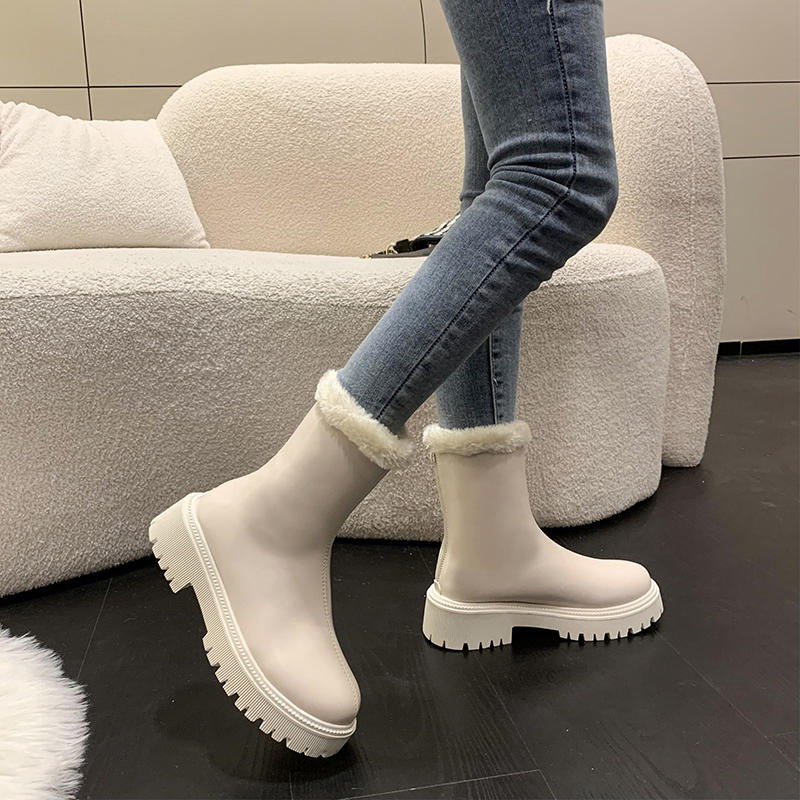 รองเท้าบูทข้อเท้าบุขนสำหรับผู้ - Women'S Shoes Big Feet บทวิจารณ์และราคา
