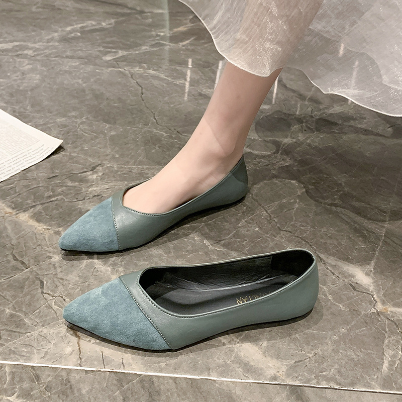 รองเท้าหนังสีดำแบบเรียบสำหรับผ - Women'S Shoes For Work บทวิจารณ์และราคา