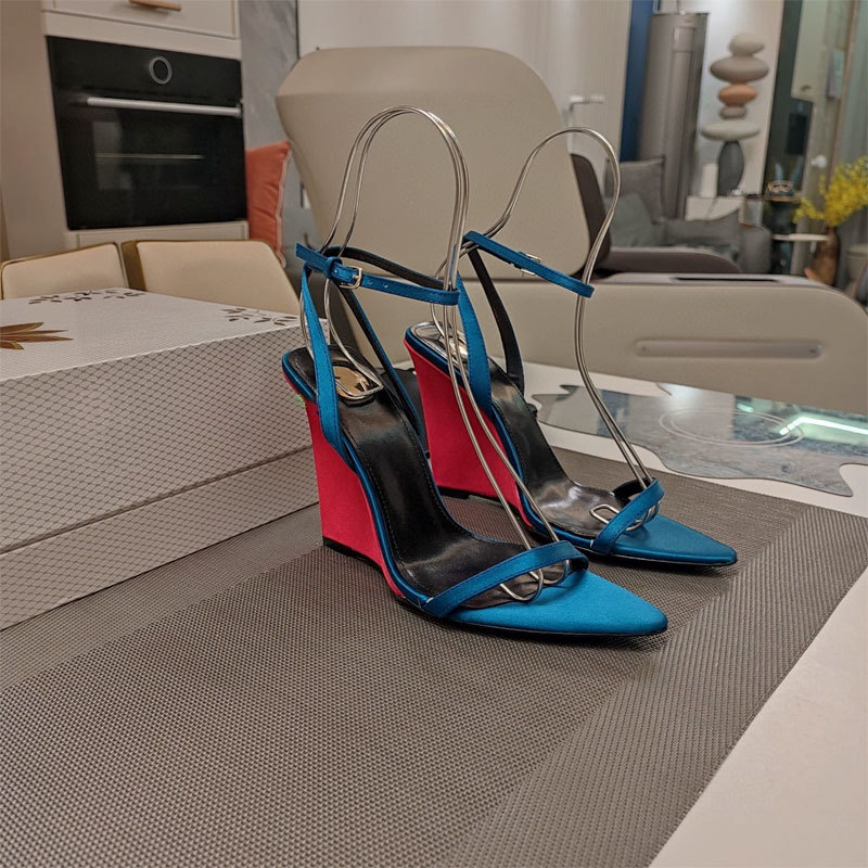 รองเท้าส้นเตารีดแบบมีสายรัดหลา - Women'S Shoes Yellow บทวิจารณ์และราคา