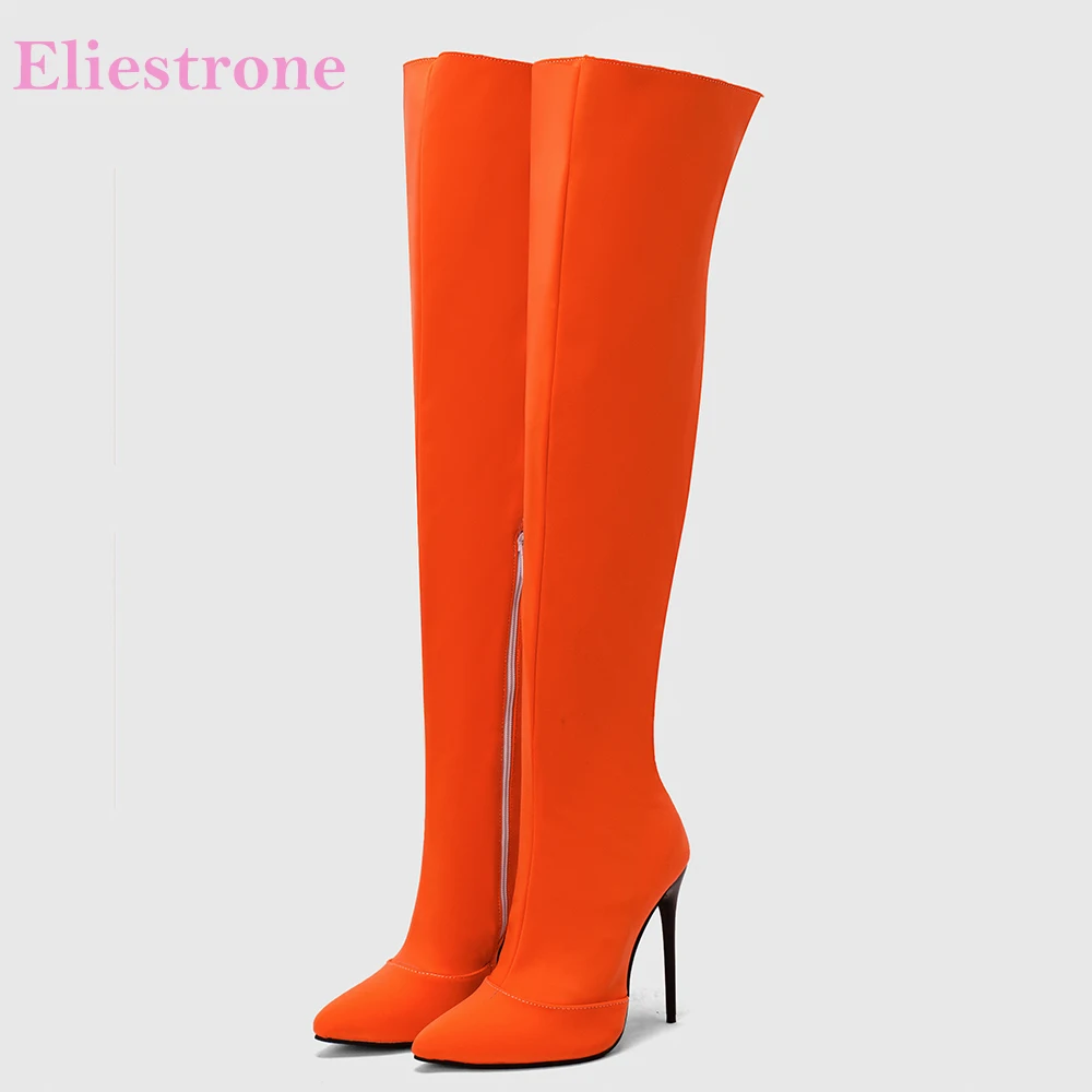 ฤดูหนาวใหม่ Glamour สีส้มสีเหล - Women'S Shoes Big Feet บทวิจารณ์และราคา