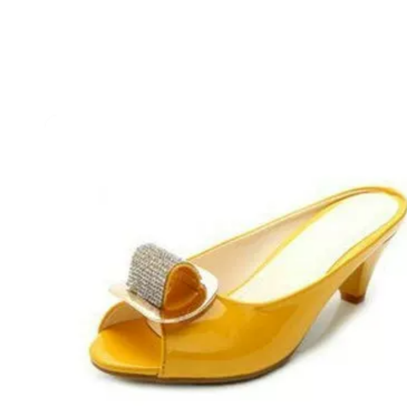 รองเท้าส้นสูงแบบสวม Lady Summe - Women'S Shoes Yellow บทวิจารณ์และราคา