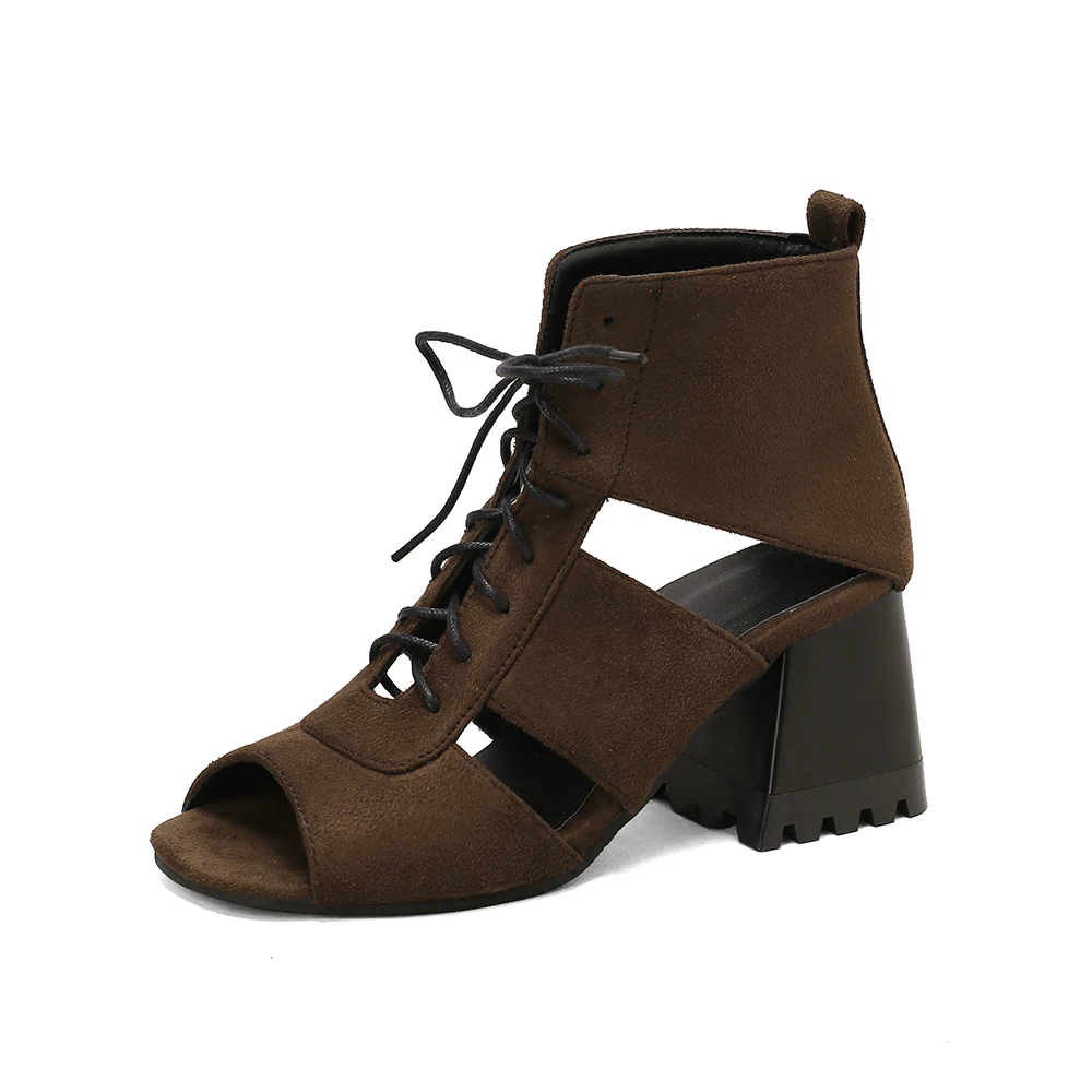 ฤดูร้อนใหม่สบายสีฟ้าสีน้ําตาลผ - Women'S Shoes Big Feet บทวิจารณ์และราคา