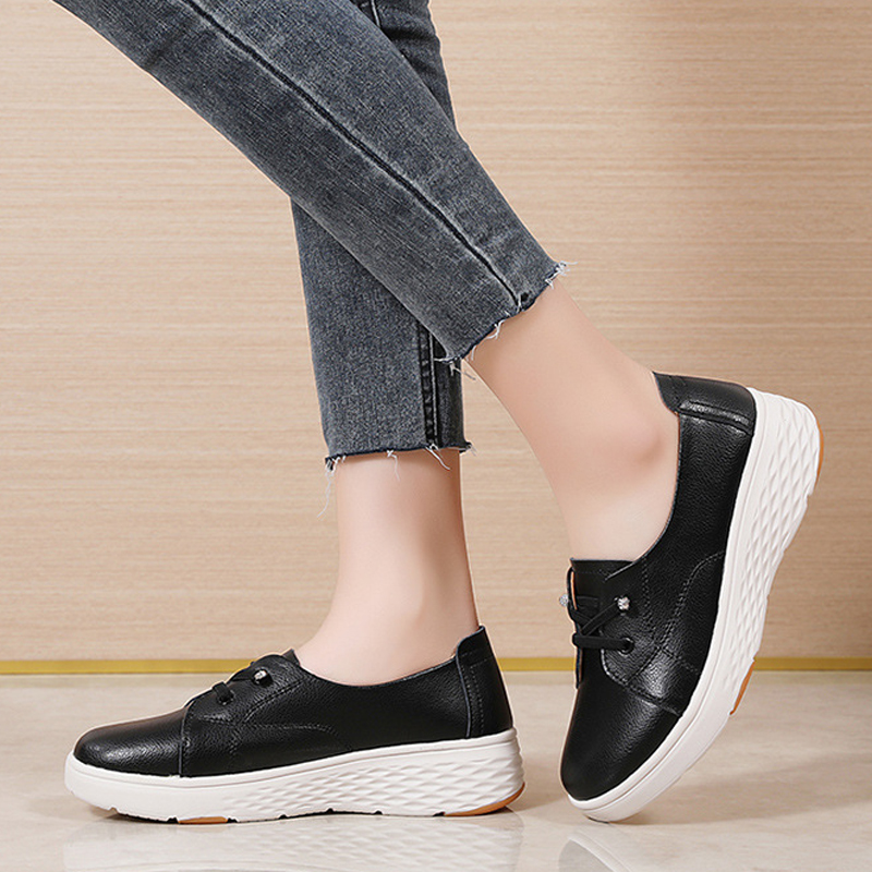 ฤดูใบไม้ผลิฤดูใบไม้ร่วงผู้หญิง - Women'S Shoes For Work บทวิจารณ์และราคา