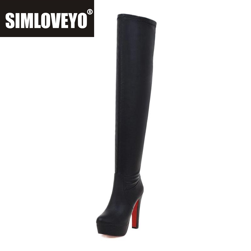 รองเท้าส้นสูงมากแบบคลุมเข่า สี - Women'S Shoes Big Feet บทวิจารณ์และราคา