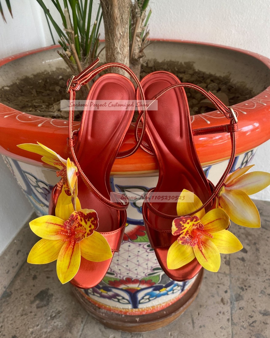 รองเท้าส้นสูงแบบมีสายรัดข้อเท้ - Women'S Shoes Yellow บทวิจารณ์และราคา