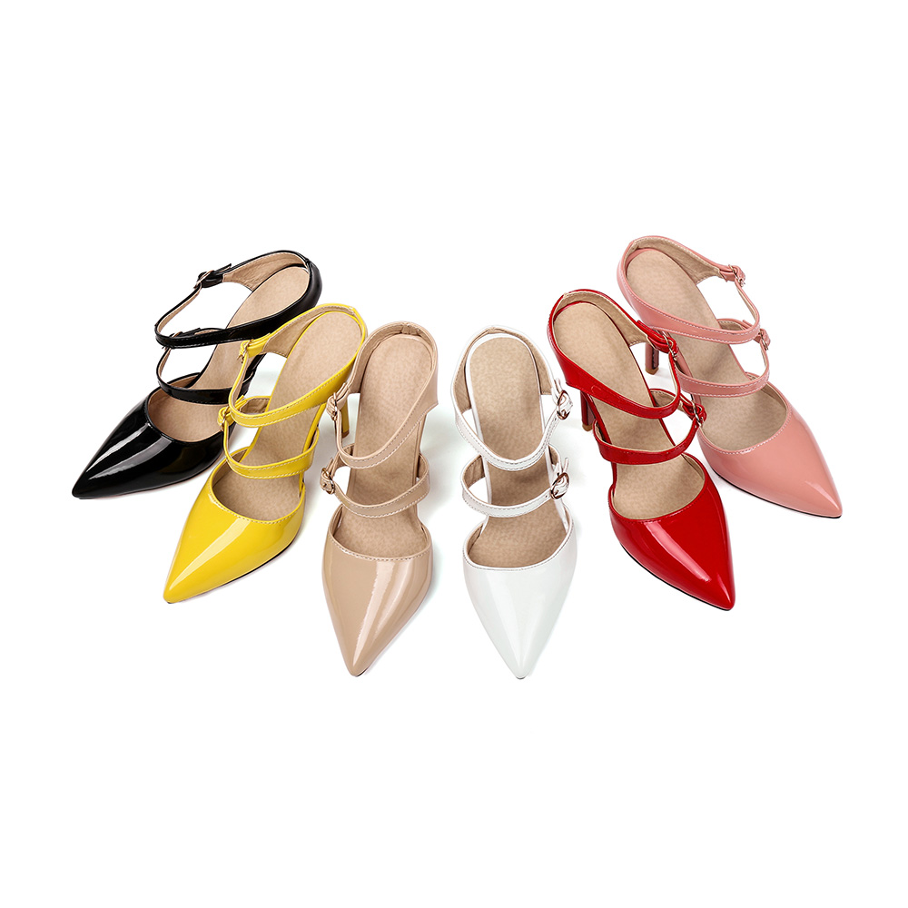 ใหม่เอี่ยมเซ็กซี่สีแดงสีเหลือง - Women'S Shoes Yellow บทวิจารณ์และราคา