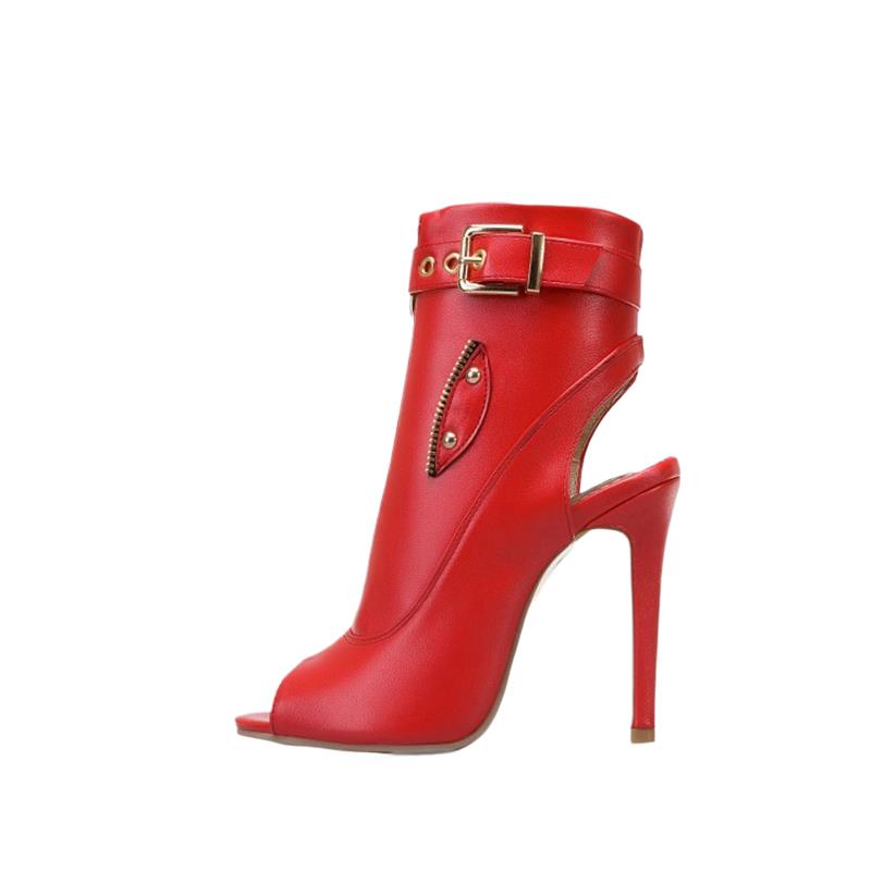รองเท้าส้นสูงแบบเปิดนิ้วเท้าสำ - Women Shoes Boots บทวิจารณ์และราคา