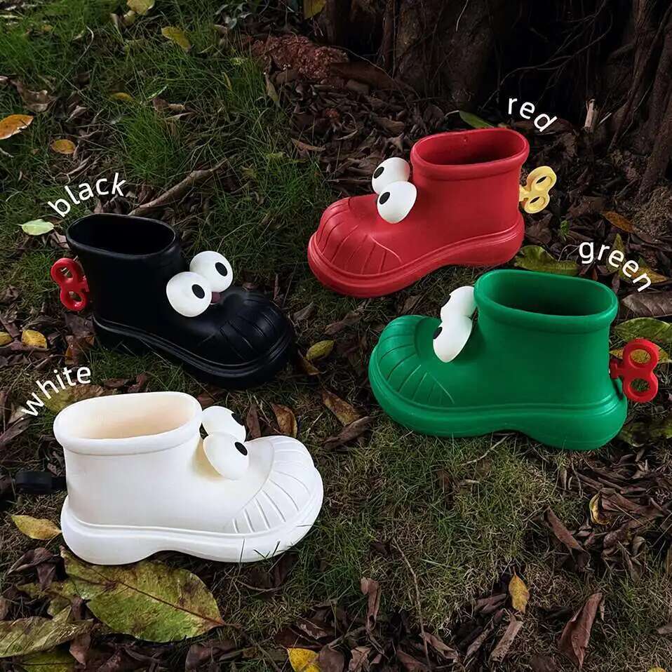 ผู้หญิงรองเท้าฝนรอบ Toe Big Ey - Women'S Shoes Big Feet บทวิจารณ์และราคา