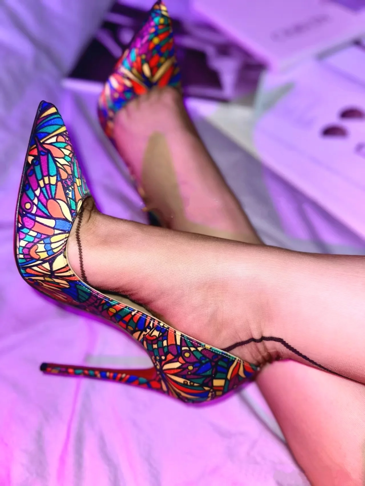 รองเท้าส้นเตี้ยแบบสวมลายจุดสีส - Women'S Shoes Navy Blue บทวิจารณ์และราคา