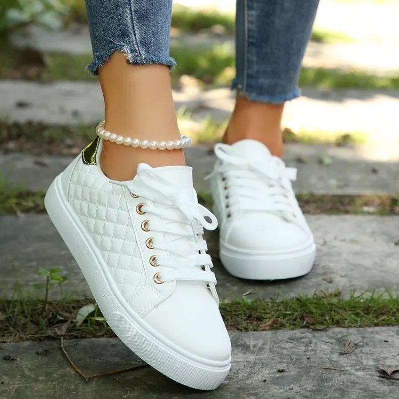 รองเท้าผ้าใบผู้หญิงแบบควิลท์ P - Women Shoes Jd บทวิจารณ์และราคา